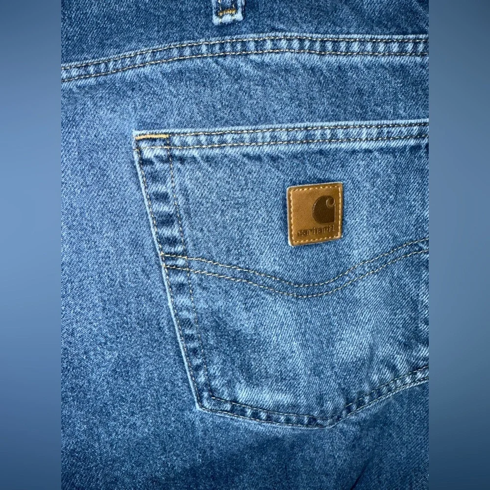 Carhartt Traditional Fit Straight Leg Jeans Style #B480 men’s sz 40 x 32